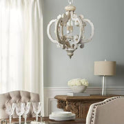 Antique White Style Chandelier-DWHOME