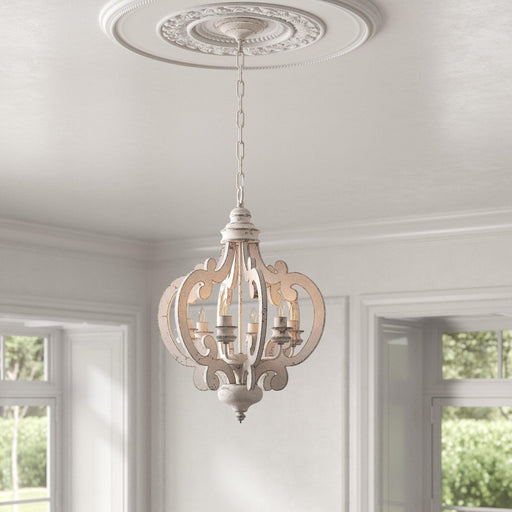 Antique White Style Chandelier.