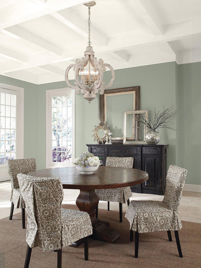 Antique White Style Chandelier-DWHOME