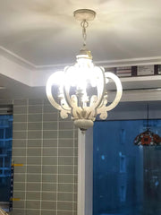 Antique White Style Chandelier-DWHOME