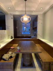 Antique White Style Chandelier-DWHOME