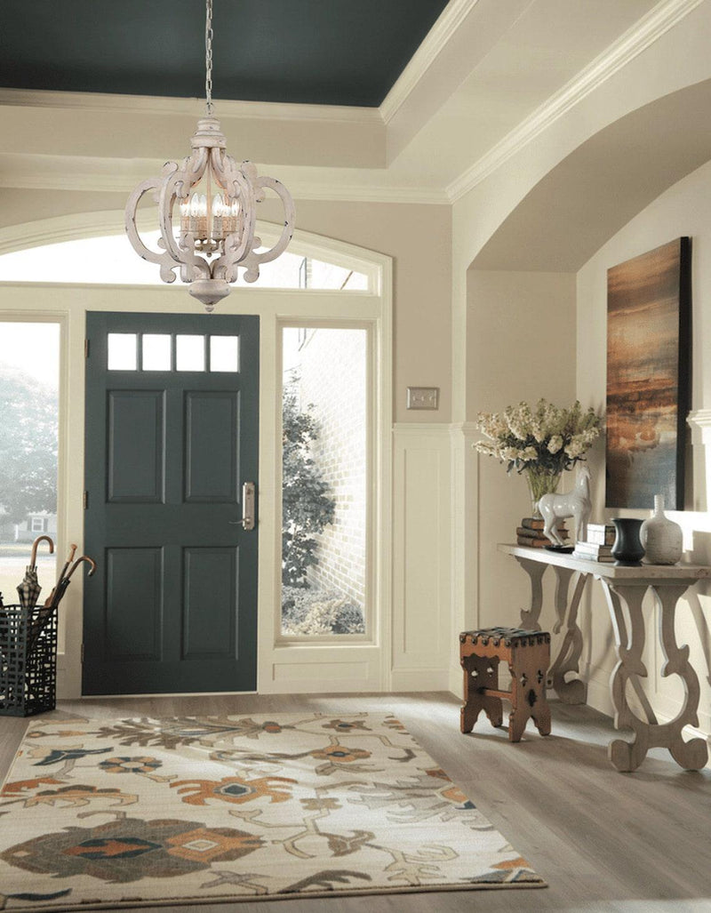 Antique White Style Chandelier-DWHOME