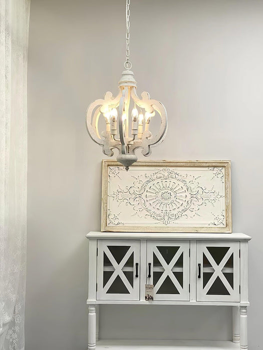 Antique White Style Chandelier - DWHOME