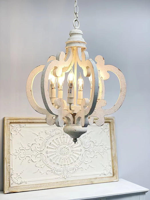 Antique White Style Chandelier - DWHOME