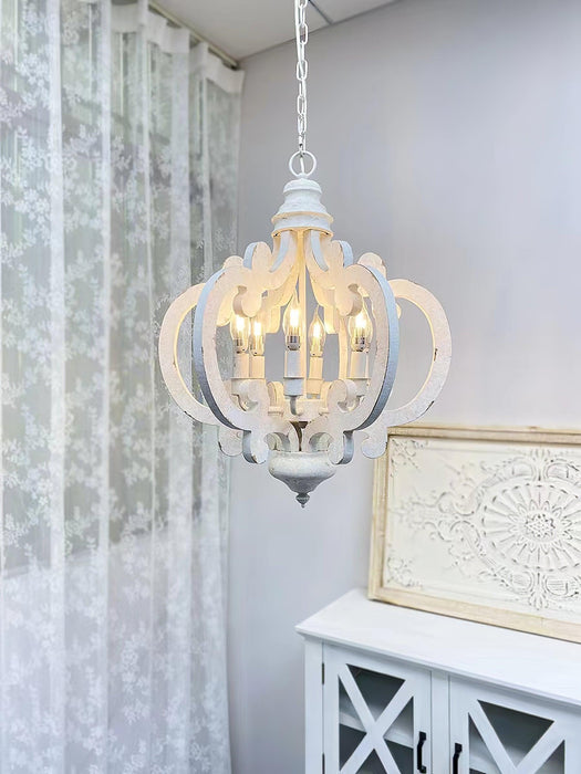 Antique White Style Chandelier - DWHOME