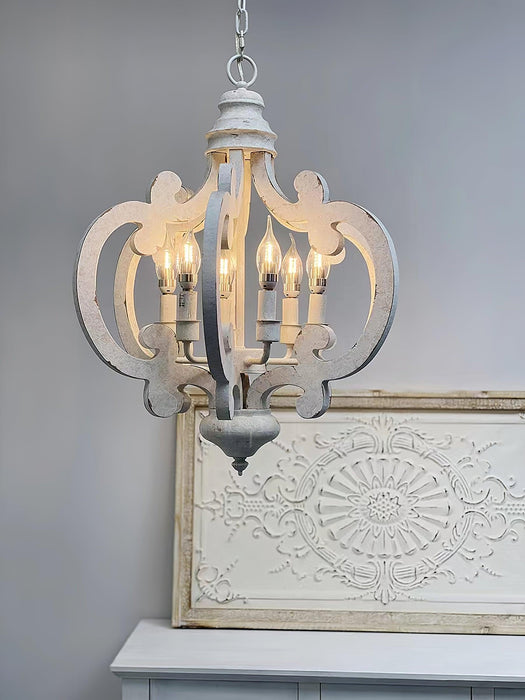 Antique White Style Chandelier - DWHOME