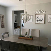 Antique White Style Chandelier-DWHOME