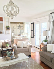 Antique White Style Chandelier-DWHOME