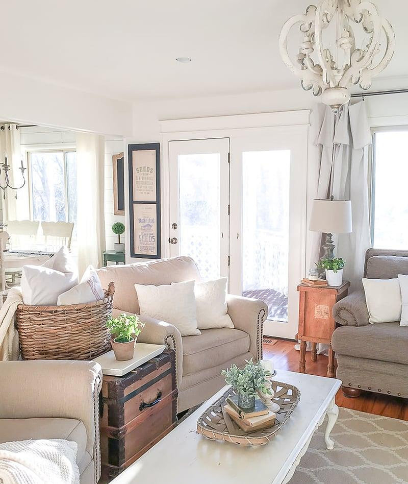 Antique White Style Chandelier-DWHOME