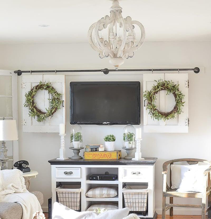 Antique White Style Chandelier-DWHOME