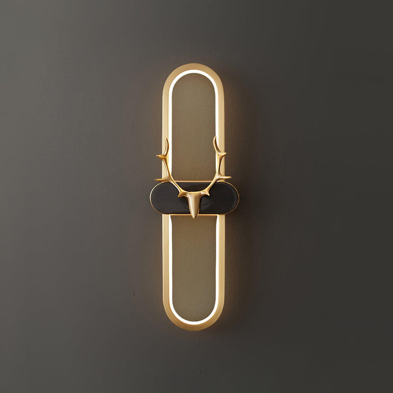 Antlers Halo Wall Lamp-DWHOME
