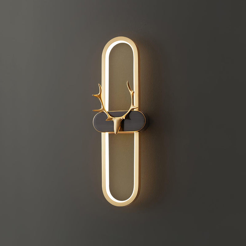 Antlers Halo Wall Lamp-DWHOME