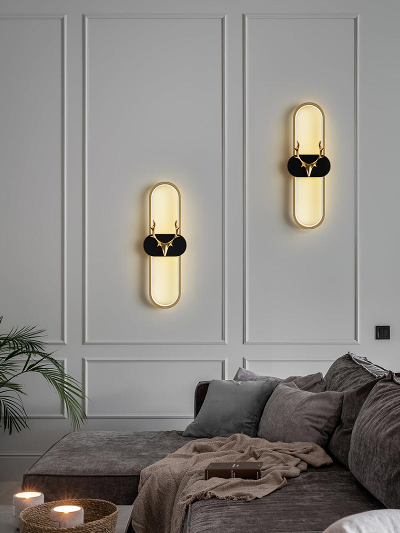 Antlers Halo Wall Lamp-DWHOME