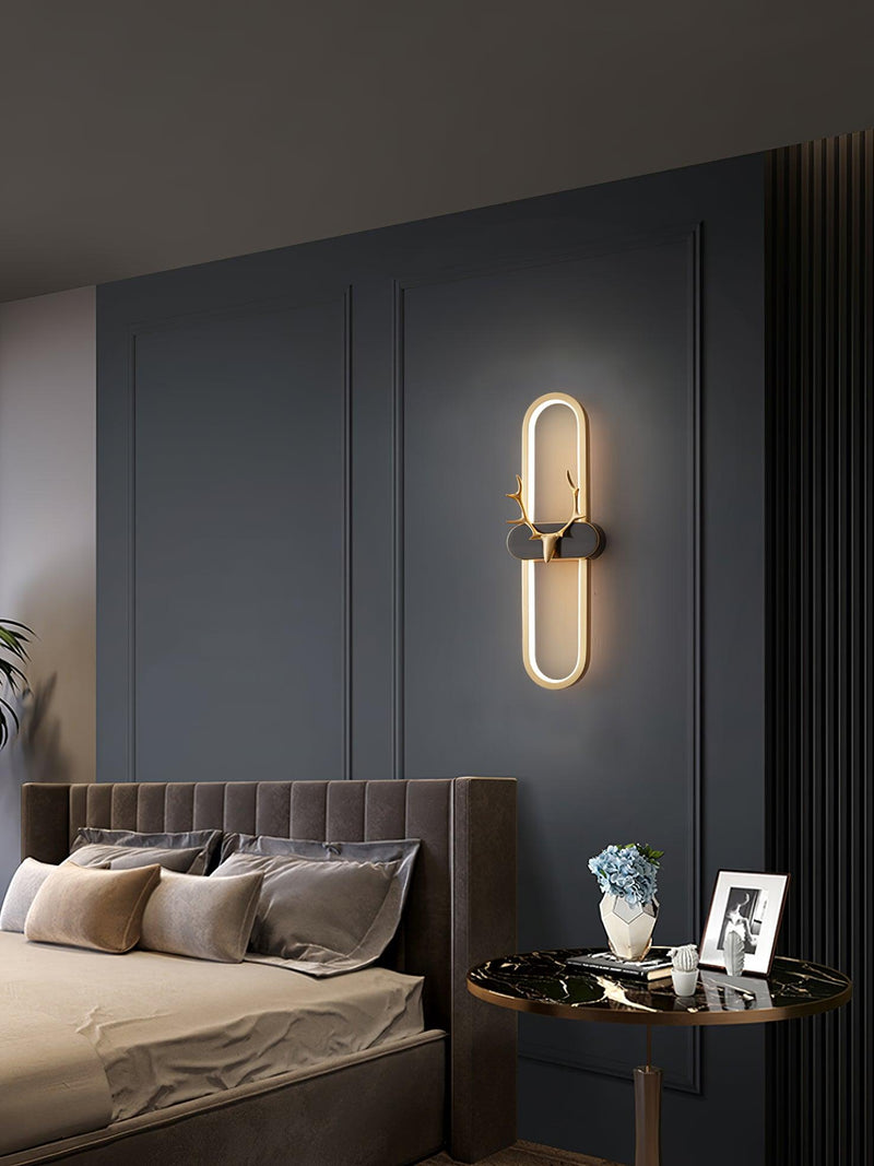 Antlers Halo Wall Lamp-DWHOME