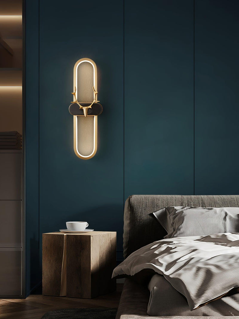 Antlers Halo Wall Lamp-DWHOME