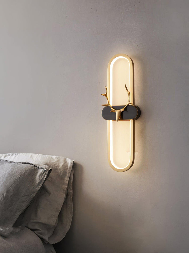 Antlers Halo Wall Lamp-DWHOME
