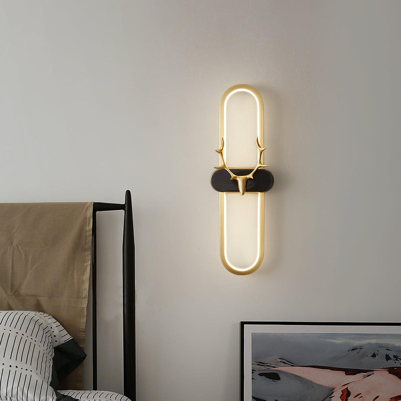 Antlers Halo Wall Lamp-DWHOME