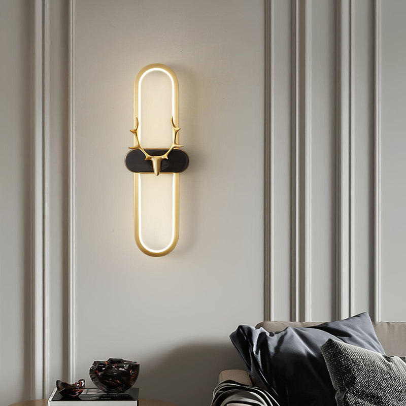 Antlers Halo Wall Lamp-DWHOME