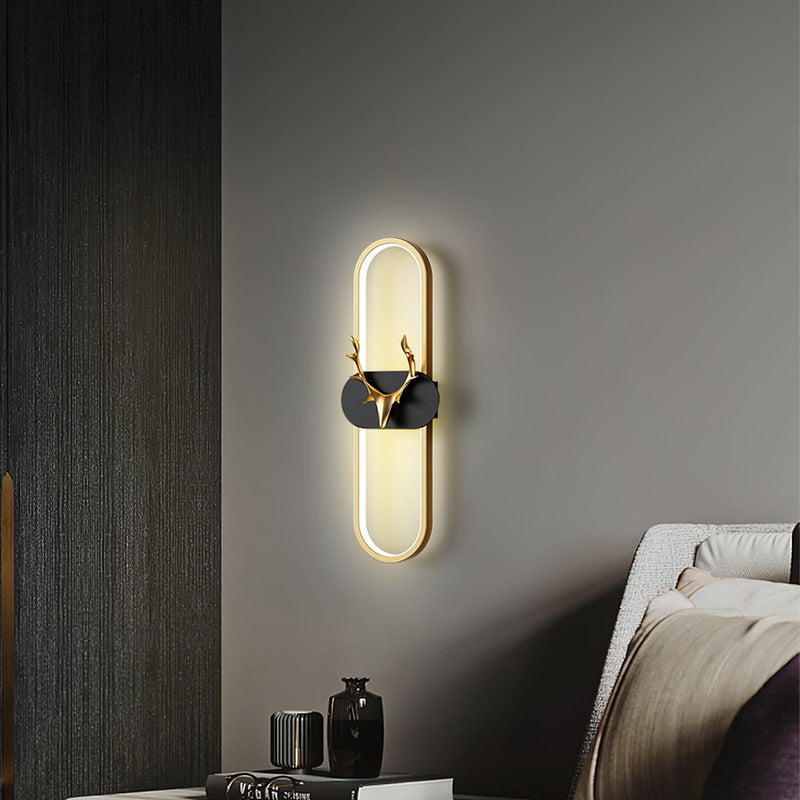 Antlers Halo Wall Lamp-DWHOME