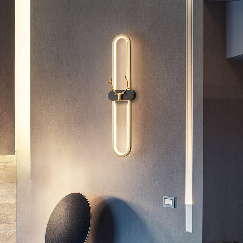 Antlers Halo Wall Lamp-DWHOME