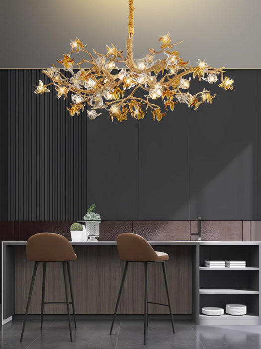 Aosta Brass Branch Chandelier - DWHOME