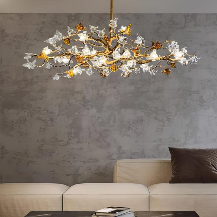 Aosta Brass Branch Chandelier - DWHOME