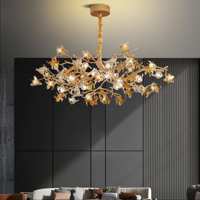 Aosta Brass Branch Chandelier - DWHOME