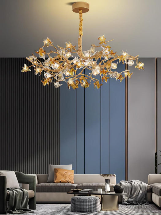 Aosta Brass Branch Chandelier - DWHOME