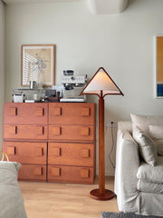 Apex Triangle Shade Floor Lamp-DWHOME