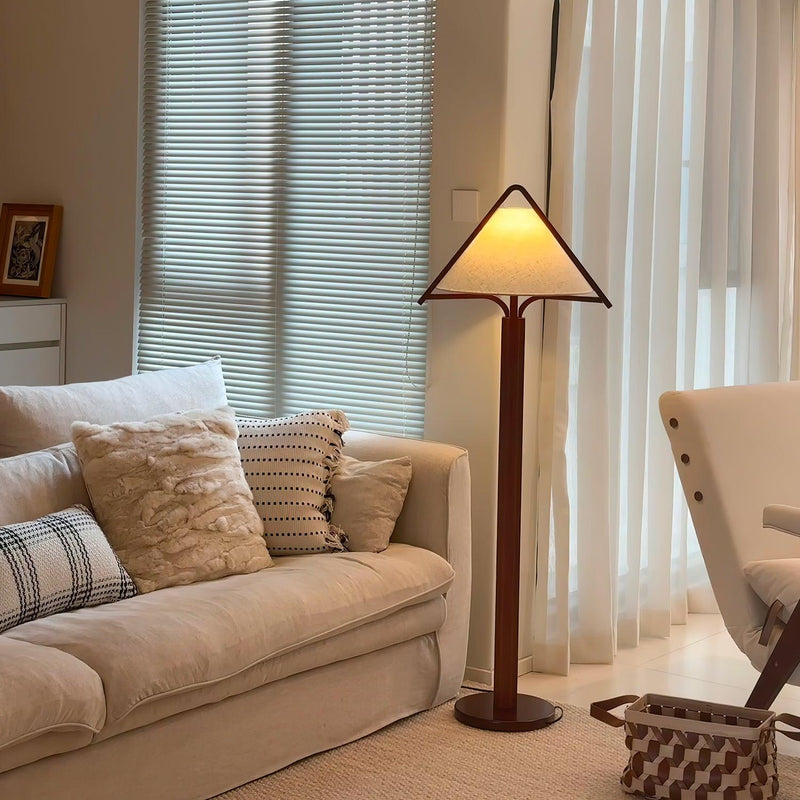 Apex Triangle Shade Floor Lamp-DWHOME