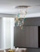 Aqua Ripple Glass Art Customize Chandelier - Vakkerlight
