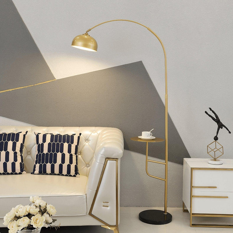 Arc Bell Floor Lamp-DWHOME