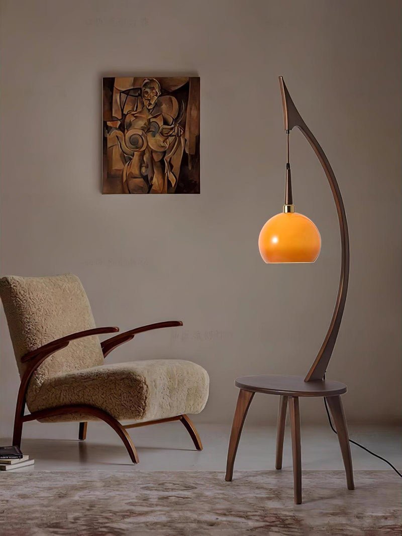Arc Curve Floor Lamp-DWHOME