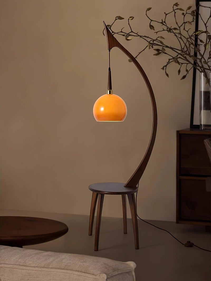 Arc Curve Floor Lamp-DWHOME