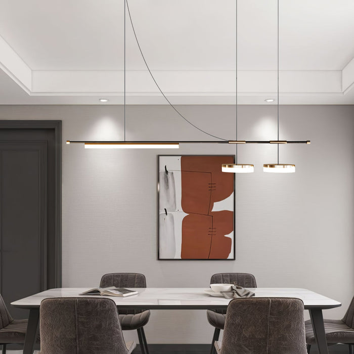 Arc Horizon Island Pendant Light.