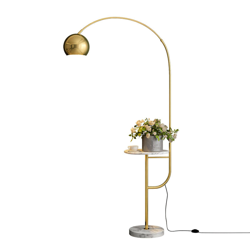 Arc Nightstand Floor Lamp-DWHOME