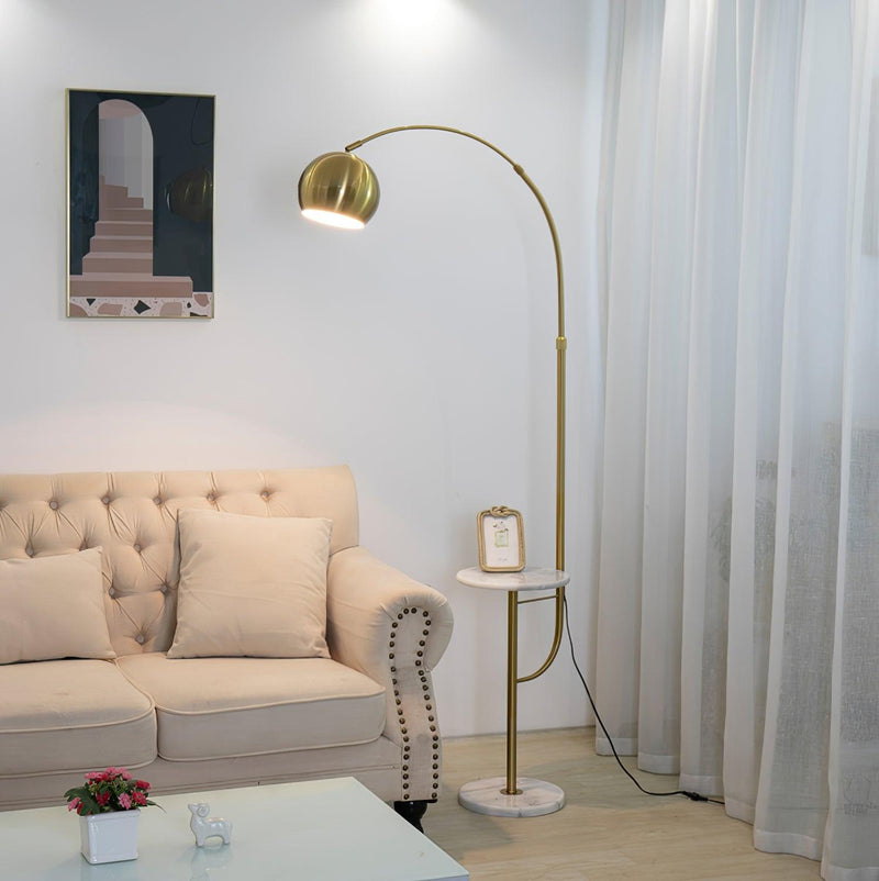 Arc Nightstand Floor Lamp-DWHOME