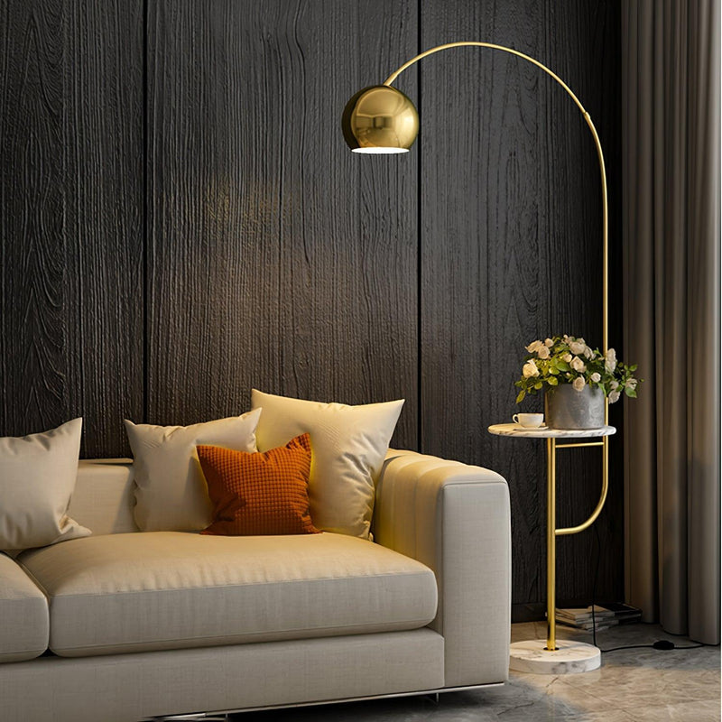 Arc Nightstand Floor Lamp-DWHOME