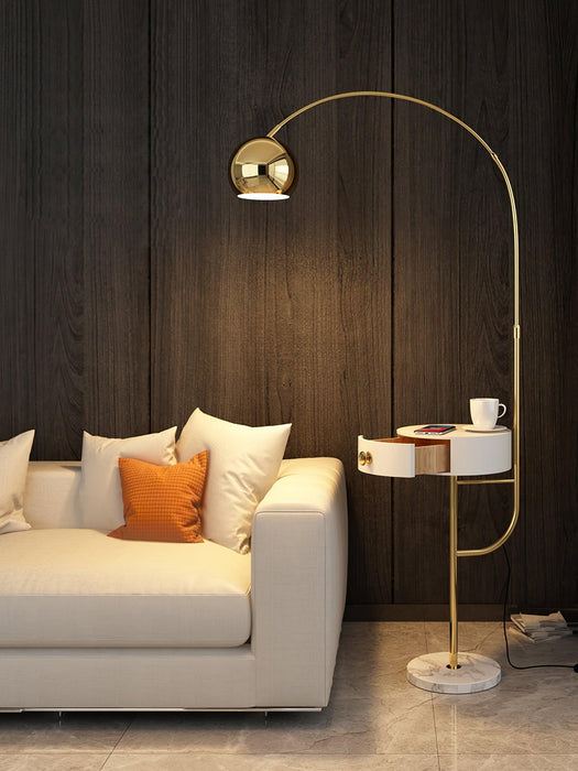 Arc Nightstand Floor Lamp - DWHOME