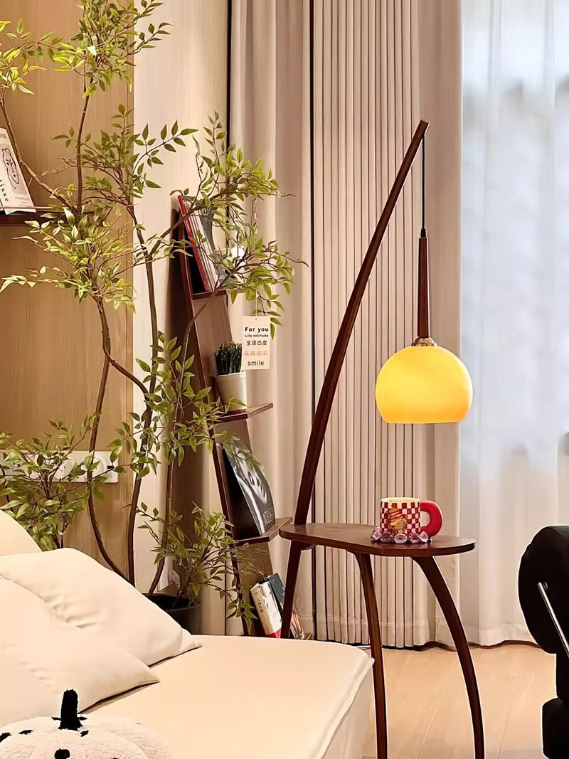 Arc Sphere Floor Lamp-DWHOME