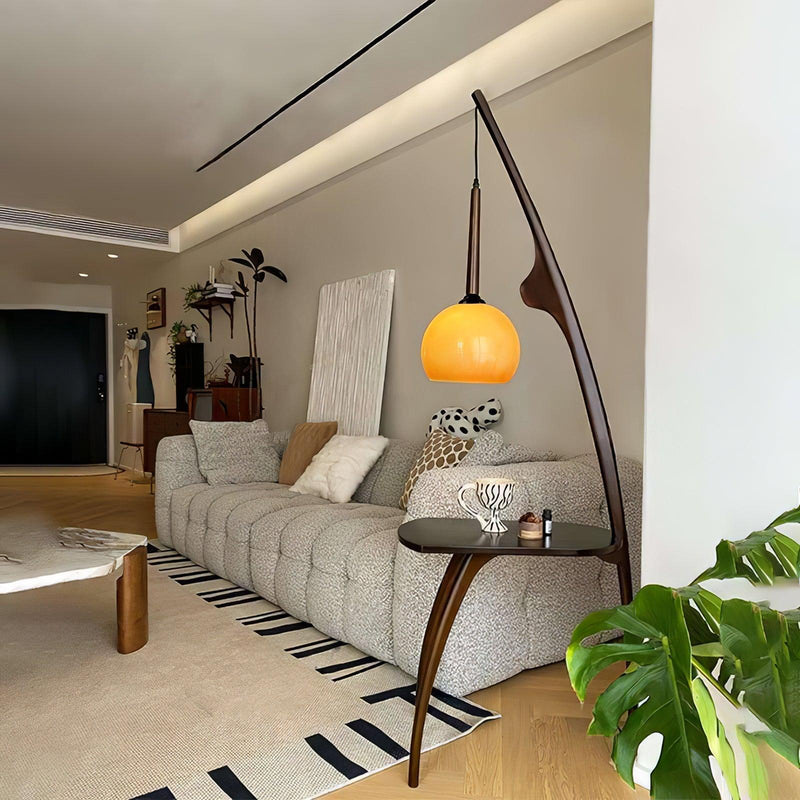 Arc Sphere Floor Lamp-DWHOME