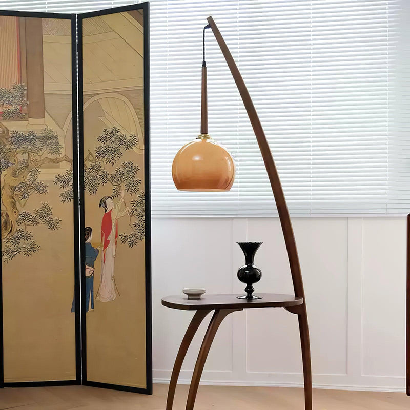 Arc Sphere Floor Lamp-DWHOME