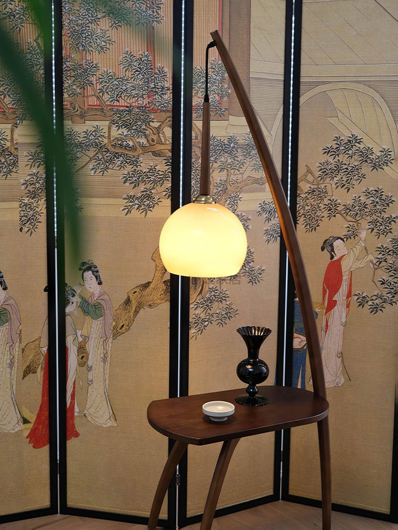 Arc Sphere Floor Lamp-DWHOME