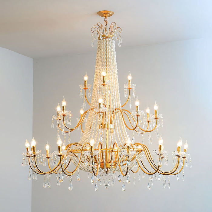 Arcadia Gold Chandelier - Vakkerlight