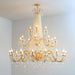 Arcadia Gold Chandelier - Vakkerlight