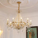 Arcadia Gold Chandelier-DWHOME