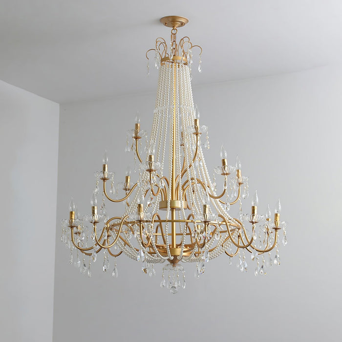 Arcadia Gold Chandelier - Vakkerlight