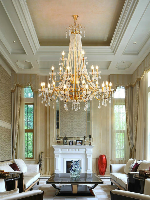 Arcadia Gold Chandelier-DWHOME
