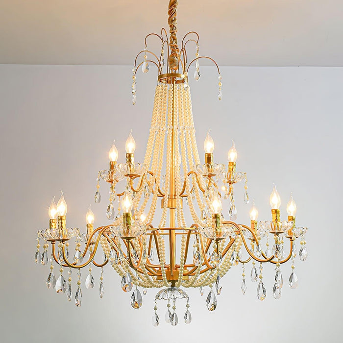 Arcadia Gold Chandelier-DWHOME
