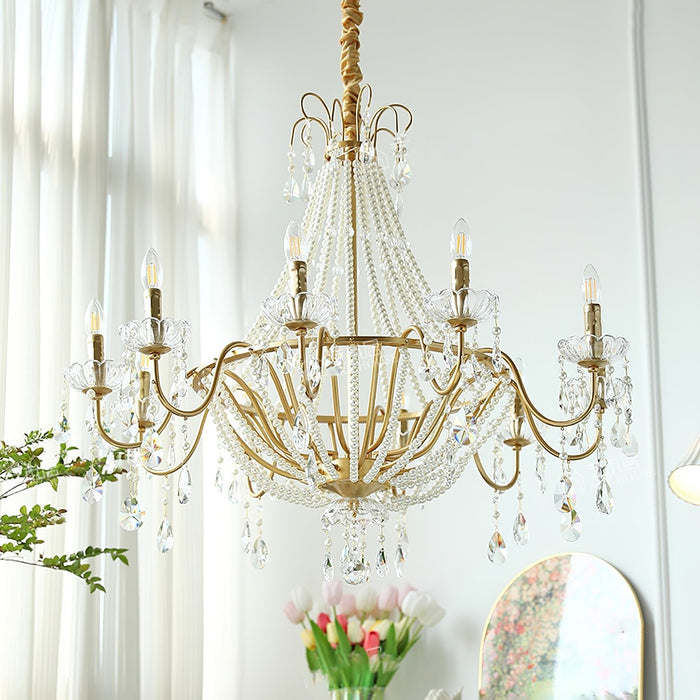 Arcadia Gold Chandelier - Vakkerlight